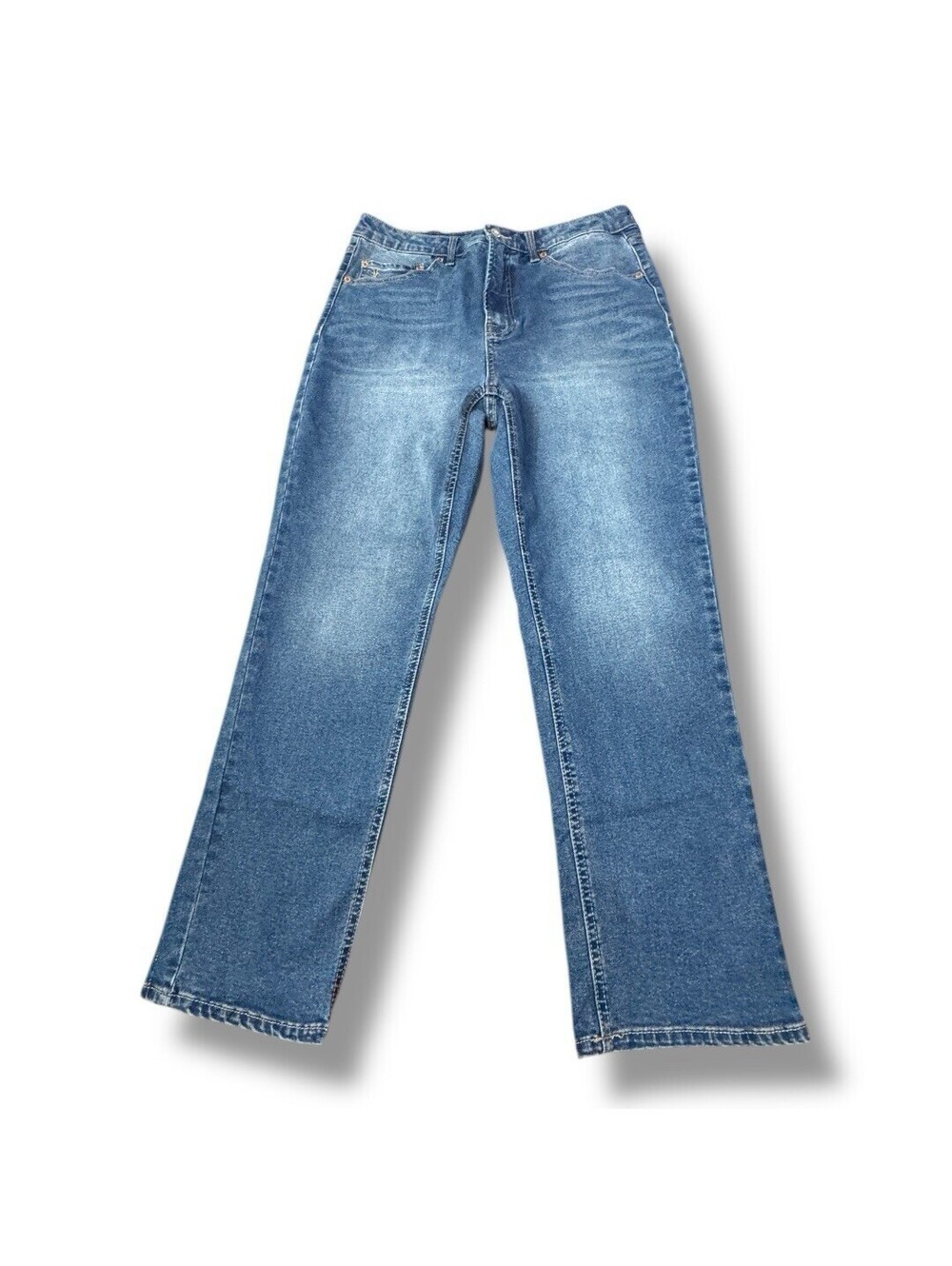 Frye High Rise Straight Leg Jeans Denim Blue Stretch 1859395 Women’s Size 30